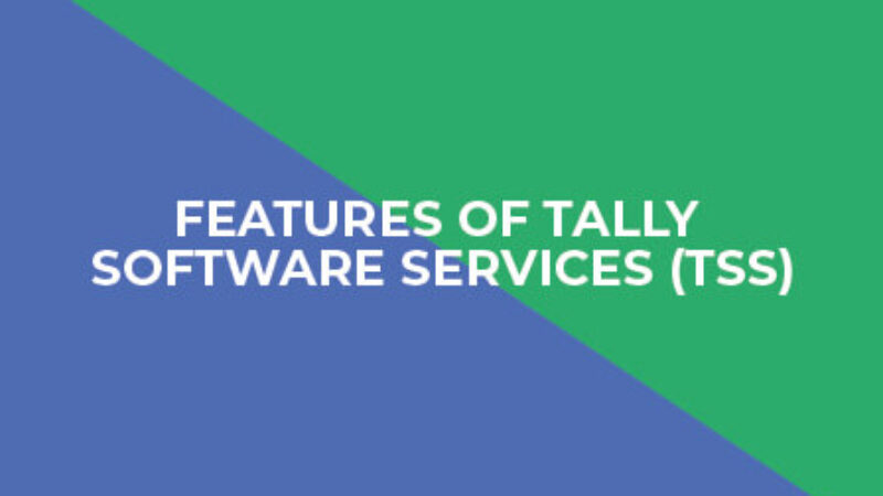 features of tally software