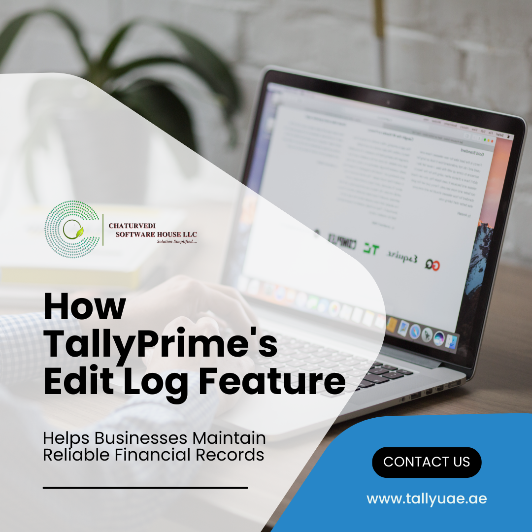 TallyPrime's Edit Log Feature
